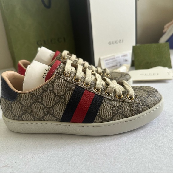 Gucci Authentic Ace Sneakers size 35 (U.S. Size 5) - Picture 1 of 13